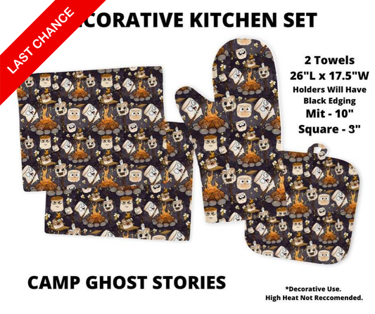Camp Ghost Stories Decorative Kitchen Set