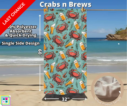Crabs n Brews Towel