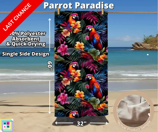 Parrot Paradise Towel