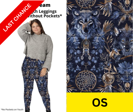 Wolf Dream Full Length Leggings w/ Pockets