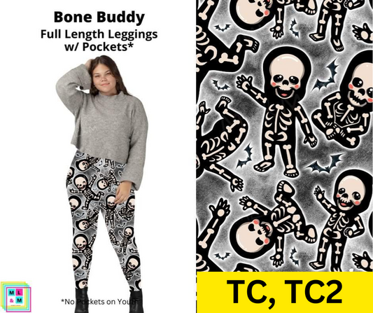 Bone Buddy Full Length Leggings w/ Pockets