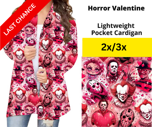 Horror Valentine Pocket Cardigan