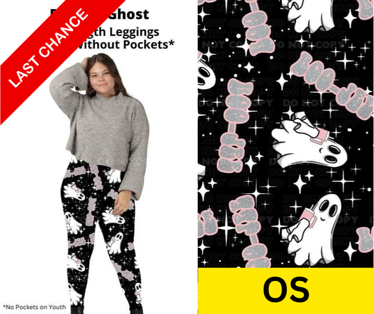 Boo-jee Ghost Full Length Leggings w/ Pockets