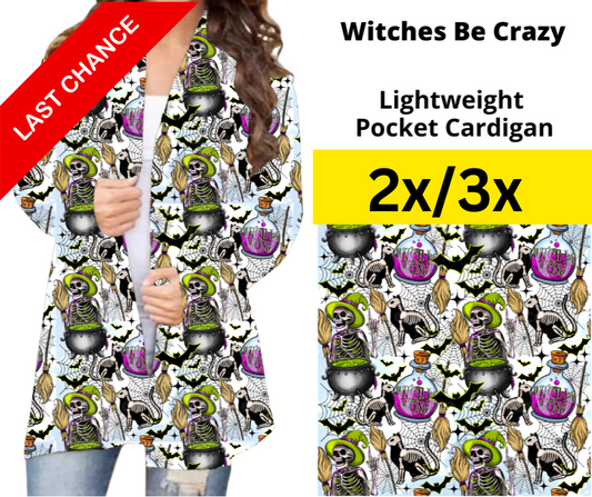 Witches Be Crazy Pocket Cardigan
