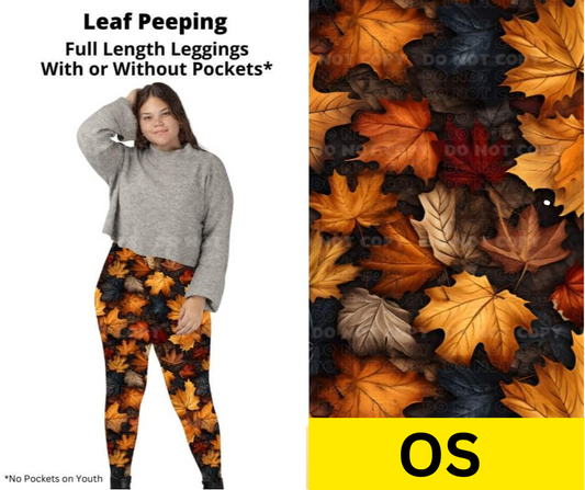 Leaf Peeping Full Length Leggings w/ Pockets