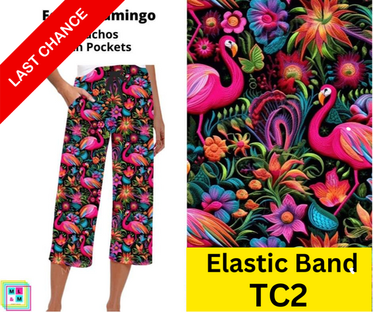 Felted Flamingo Capri Gauchos