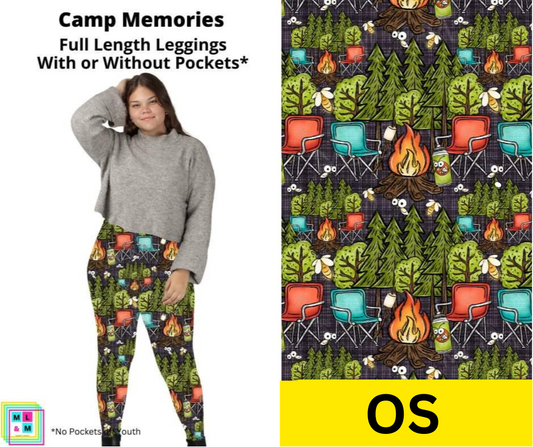 Camp Memories Full Length Leggings w/ Pockets