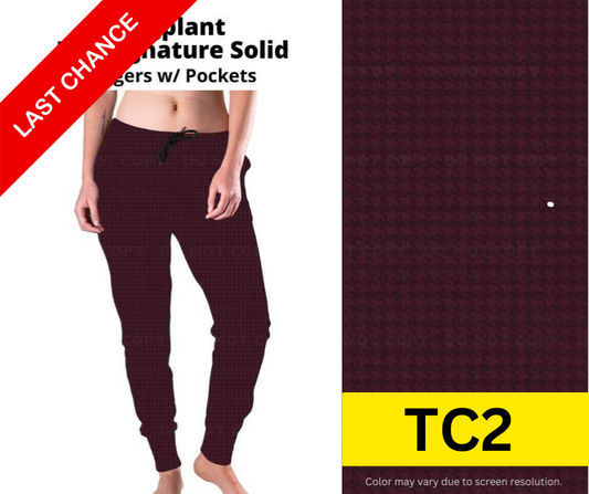 Eggplant Joggers