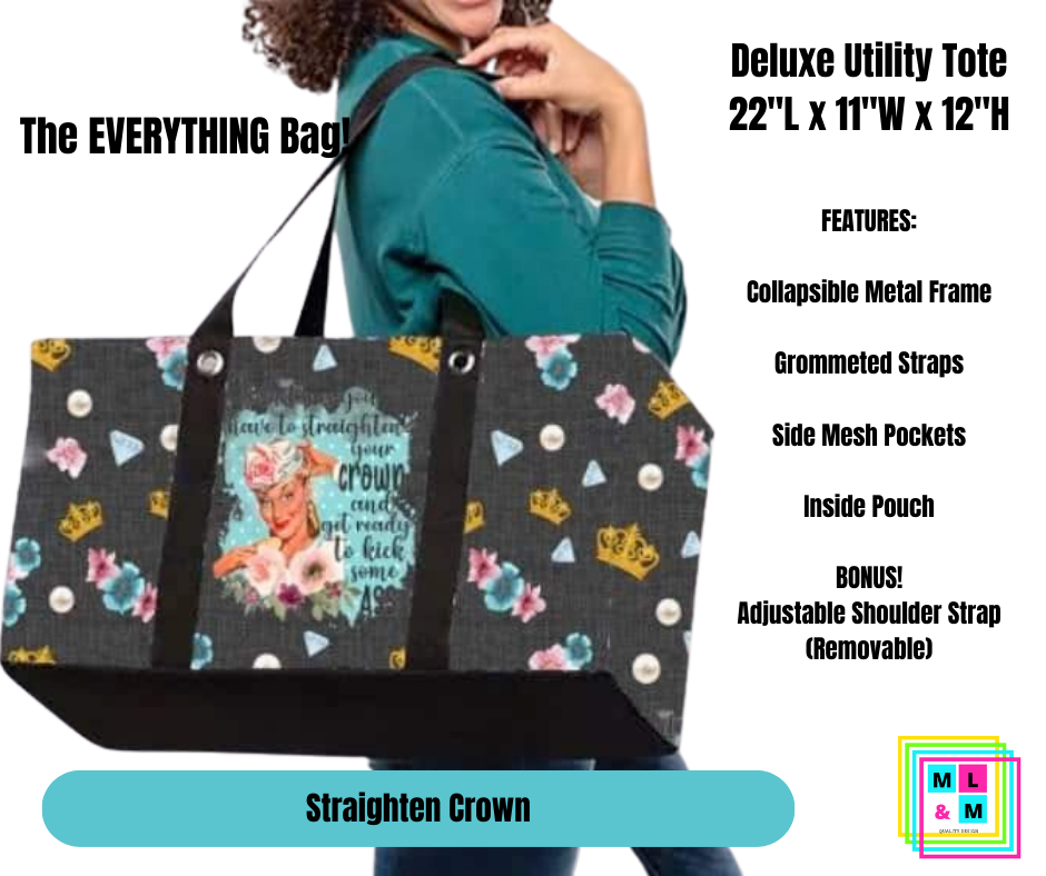 Straighten Crown Collapsible Tote