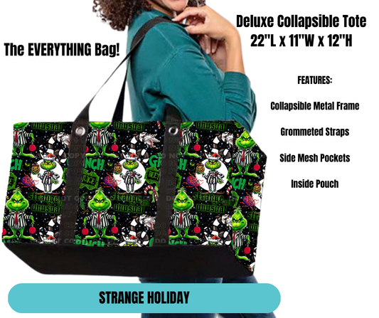 Strange Holiday Collapsible Tote