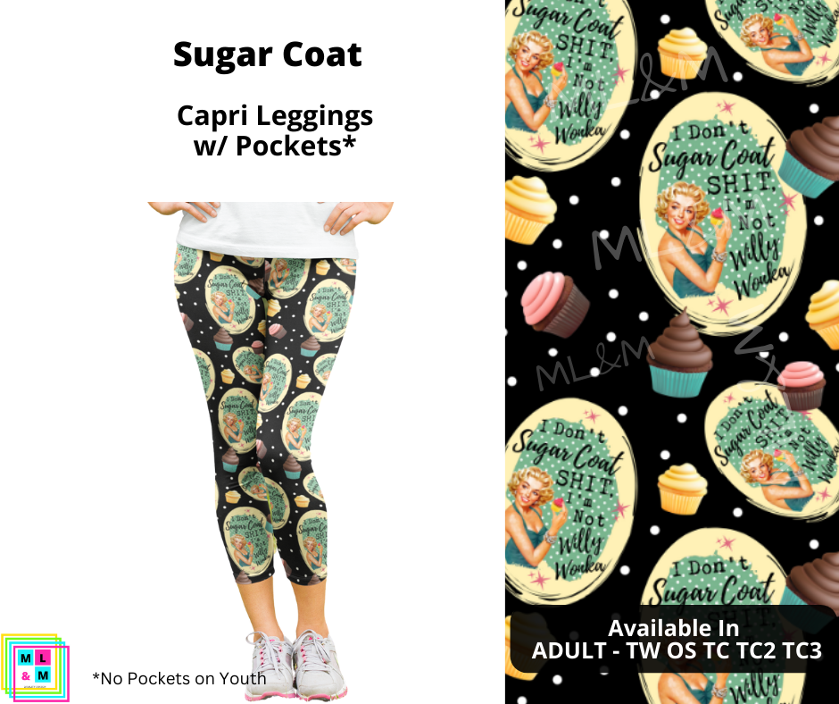 Sugar Coat Capri Length w/ Pockets