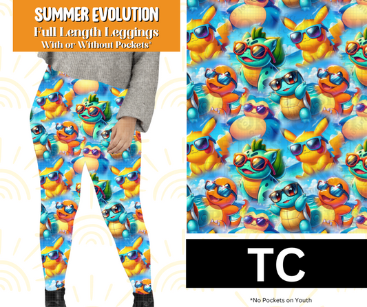 Summer Evolution Full Length Leggings w/ Pockets