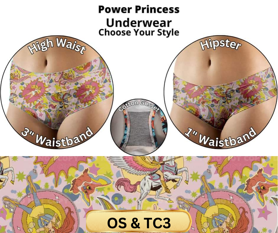 Power Princess High Waist Underwear