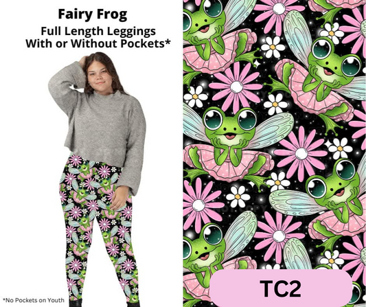 Fairy Frog Full Length Leggings w/ Pockets