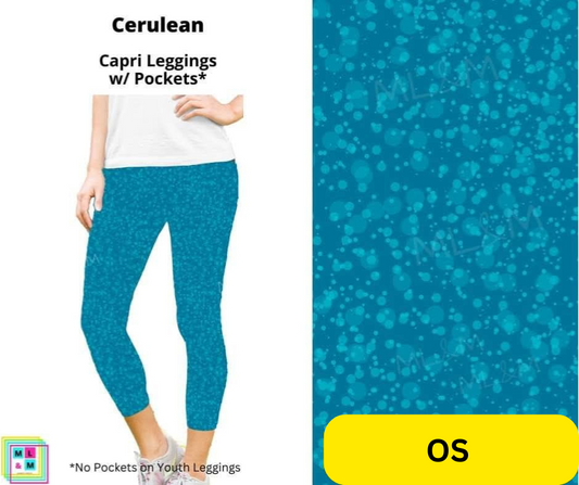 Cerulean Capri Length w/ Pockets
