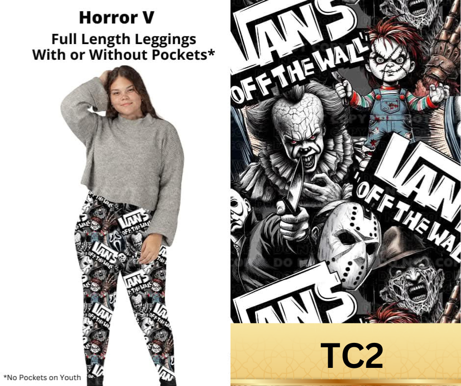 Horror V Full Length Leggings w/ Pockets