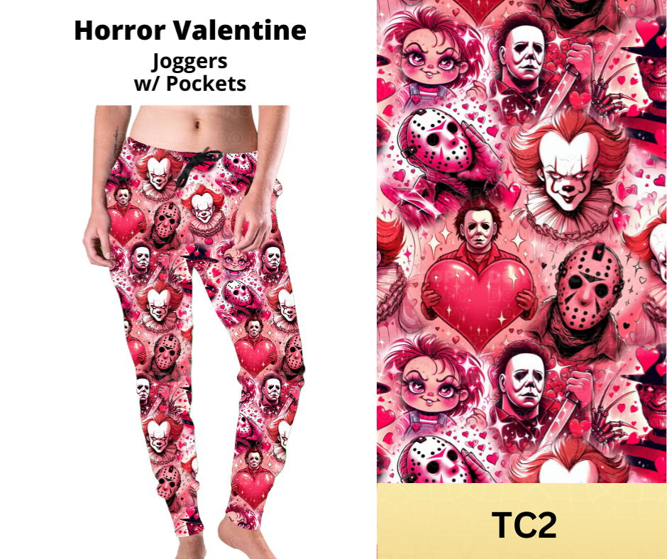 Horror Valentine Joggers