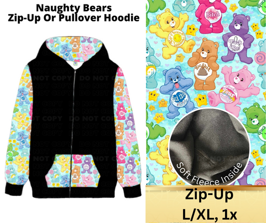 Naughty Bears Zip-Up Hoodie