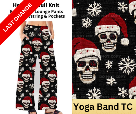 Holiday Skull Knit Full Length Lounge Pants