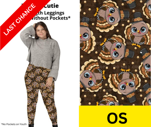 Turkey Cutie Full Length Leggings w/ Pockets