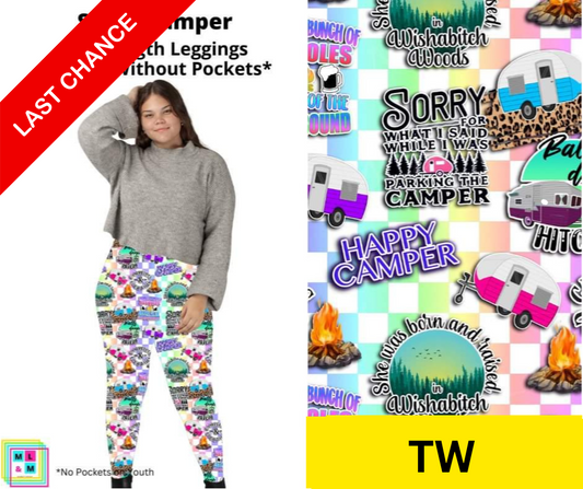 Sassy Camper Full Length Leggings w/ Pockets