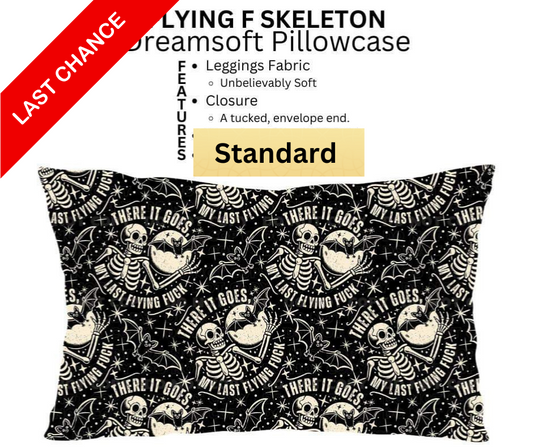 Flying F Skeleton Dreamsoft Pillowcase