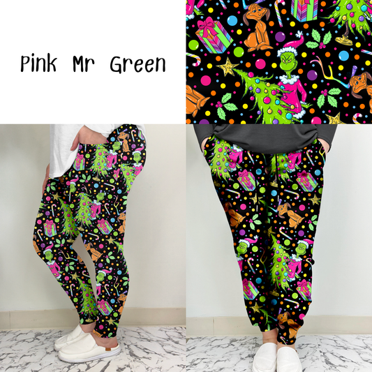 Pink Mr Green Leggings/Joggers