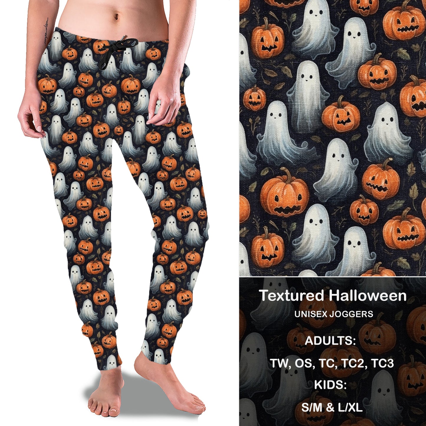 Textured Halloween Full Joggers Preorder Closes 7/27 eta Beginning September
