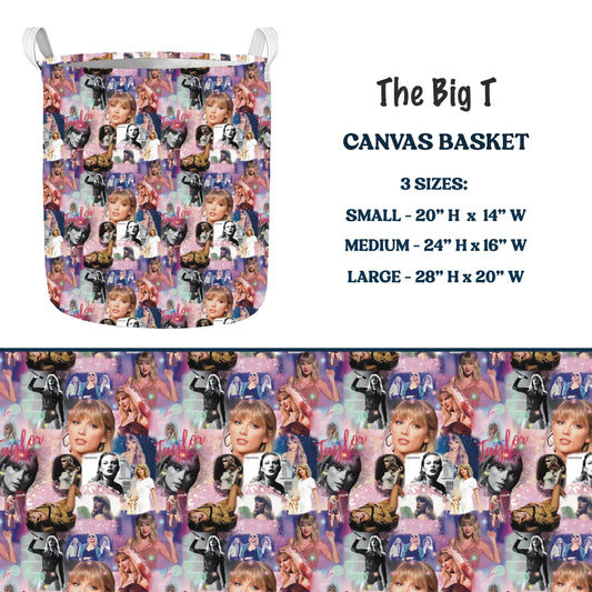 The Big T Multi Purpose Canvas Baskets 3 Sizes closes 7/11 eta 6/-8 weeks