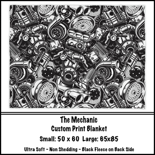 The Mechanic Fleece Blanket - preorder closes 8/7 eta 8-10 weeks