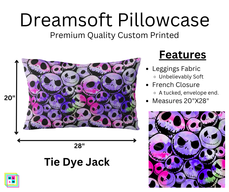 Tie Dye Jack Dreamsoft Pillowcase