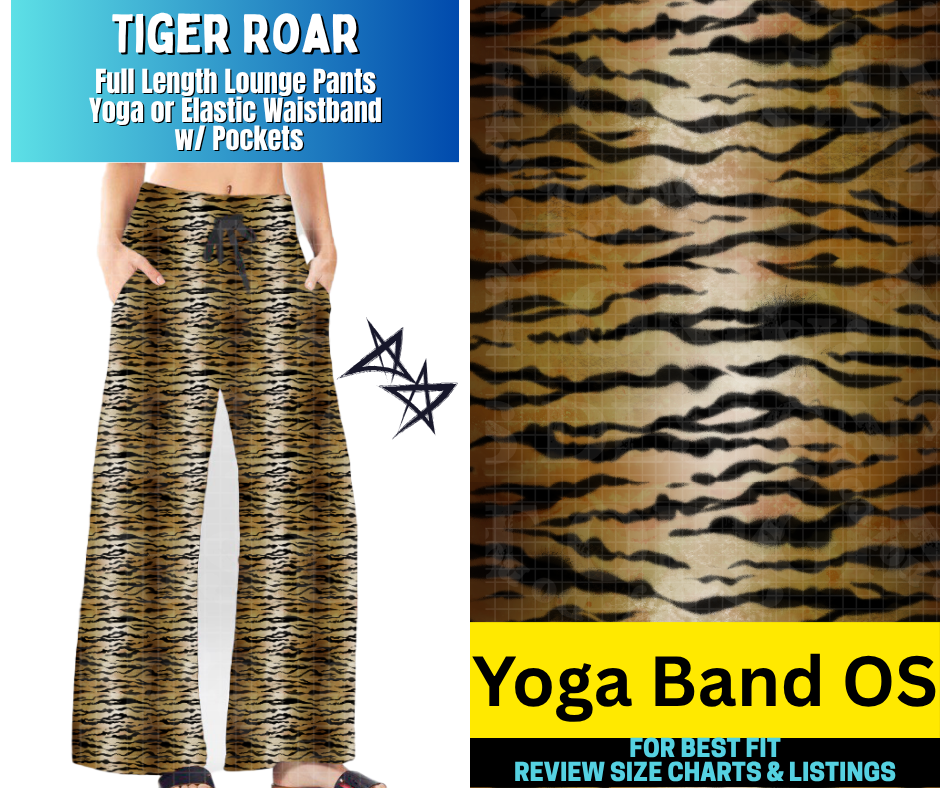 Tiger Roar Full Length Lounge Pants