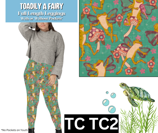 Toadily A Fairy Full Length Leggings w/ Pockets