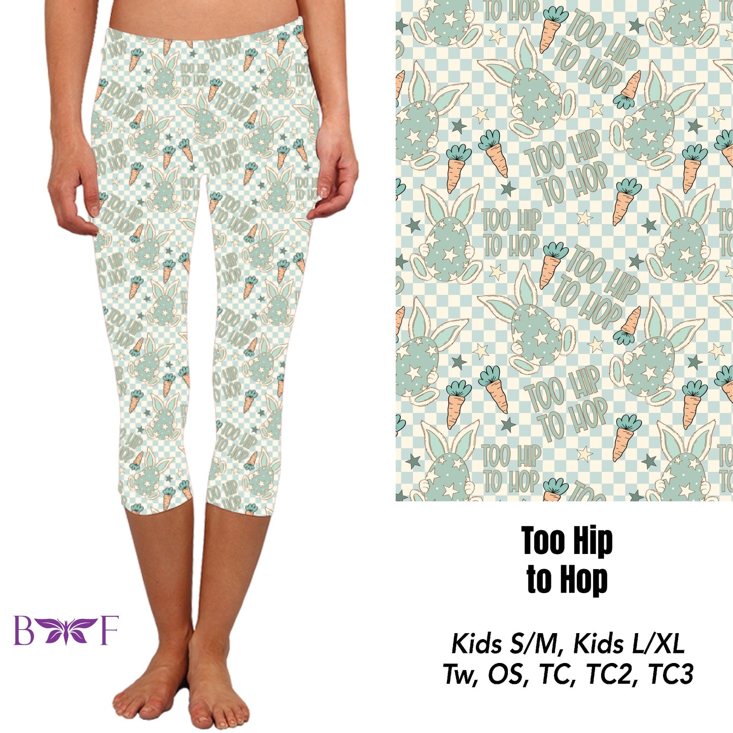 Too hip to hop kids  leggings