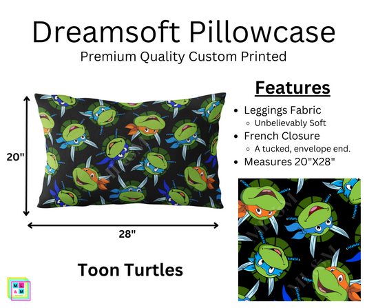 Toon Turtles Dreamsoft Pillowcase