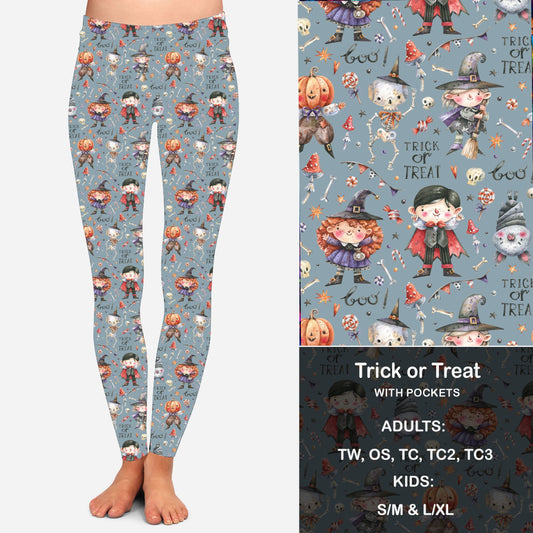 Tick or Treat - Leggings with Pockets Preorder Closes 8/28 eta 4-6 weeks