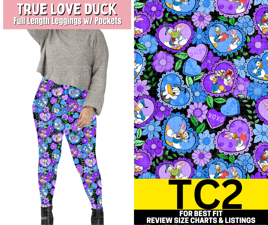 True Love Duck Full Length Leggings w/ Pockets