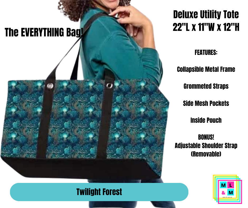 Twilight Forest Collapsible Tote