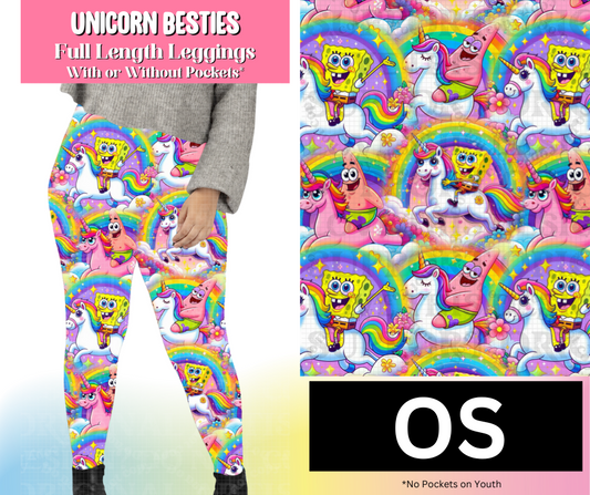 Unicorn Besties Full Length Leggings w/ Pockets