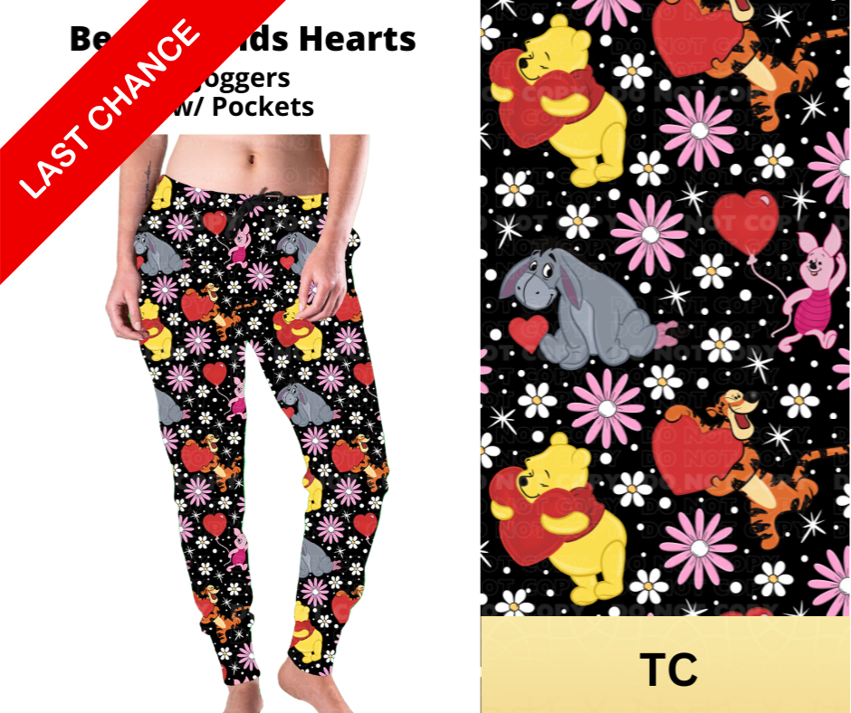 Bear Friends Hearts Joggers