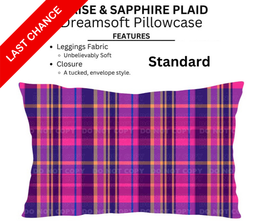 Cerise & Sapphire Plaid Dreamsoft Pillowcases