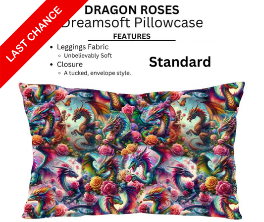 Dragon Roses Dreamsoft Pillowcases