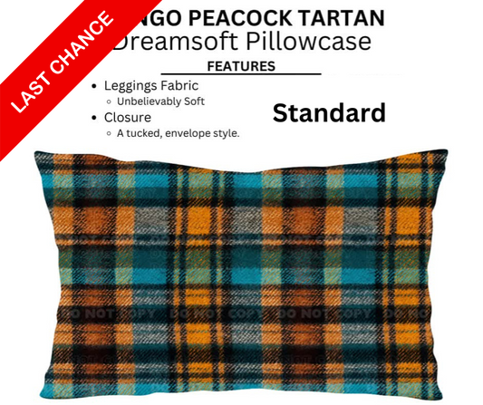 Mango Peacock Tartan Dreamsoft Pillowcases