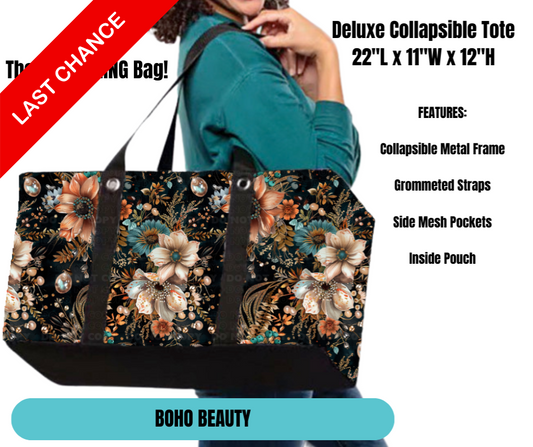 Boho Beauty Collapsible Tote
