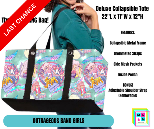 Outrageous Band Girls Collapsible Tote