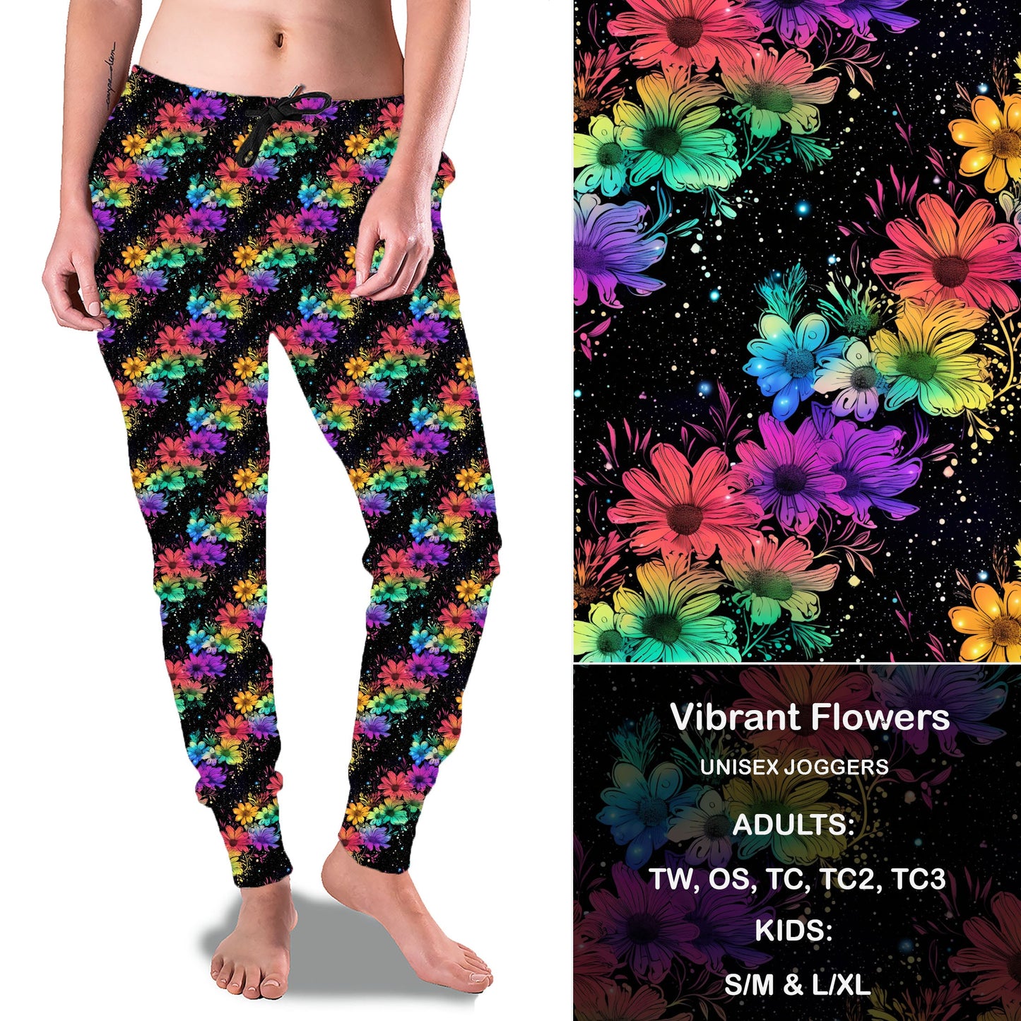 Vibrant Flowers - Full & Capri Joggers Preorder Closes 2/23