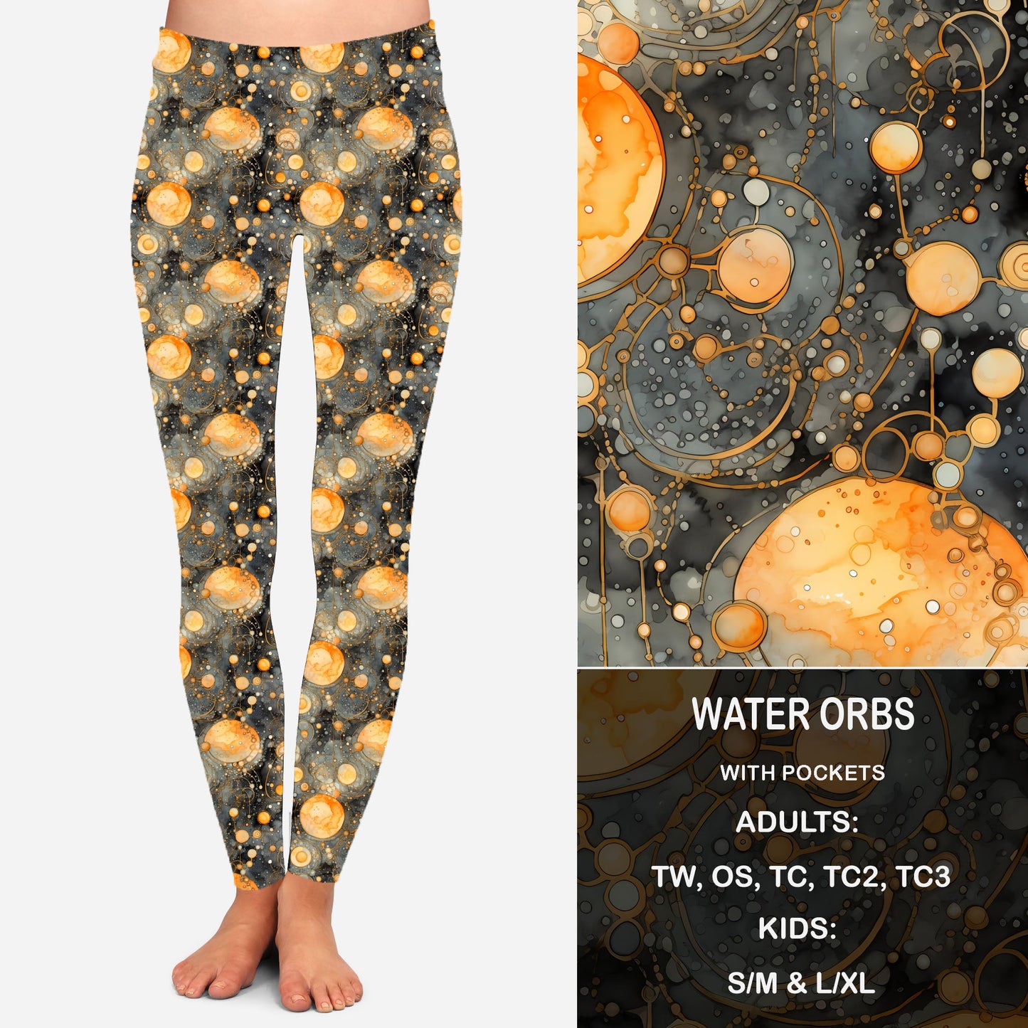 WATER. ORBS - Leggings with Pockets Preorder Closes 8/11 ETA SEPT