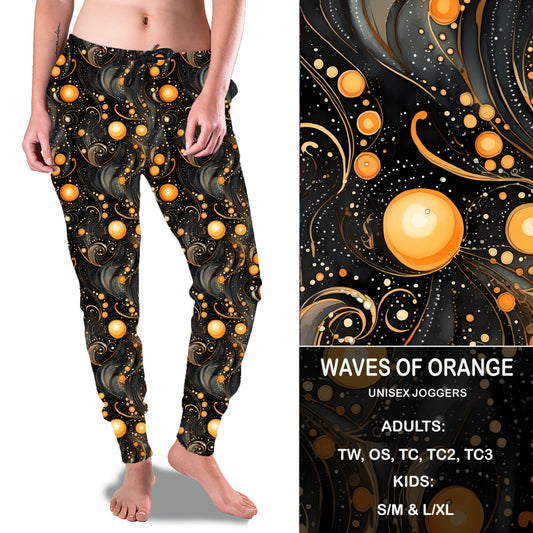 WAVES OF ORANGE - Full Joggers Preorder Closes 8/11 eta Sept.