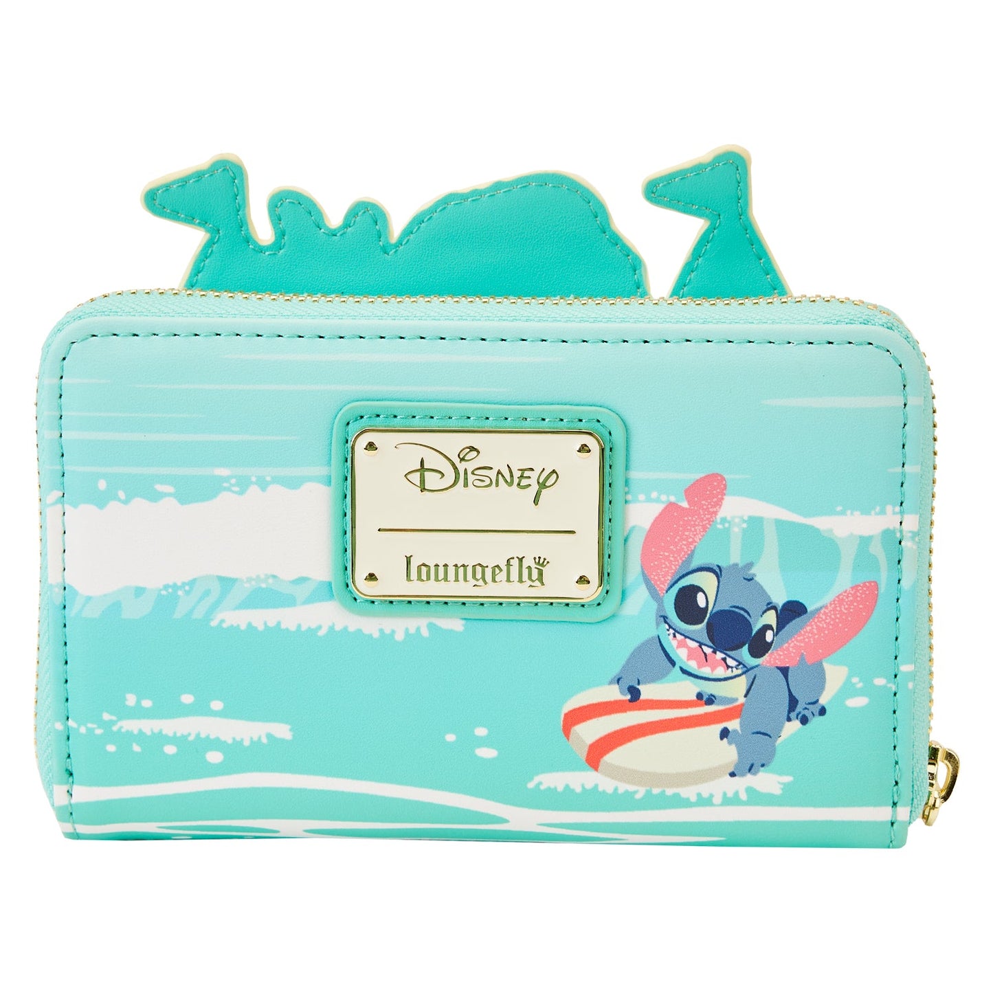 LF DISNEY STITCH SANDCASTLE BEACH SURPRISE ZIP AROUND WALLET