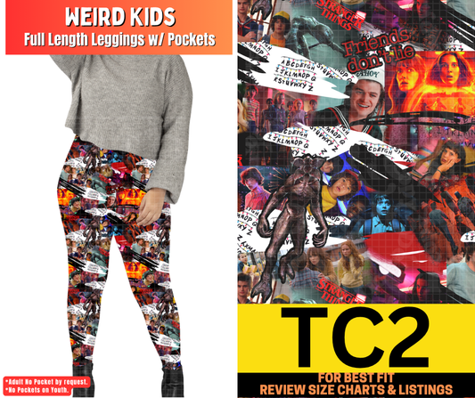 Weird Kids Full Length Leggings w/ Pockets